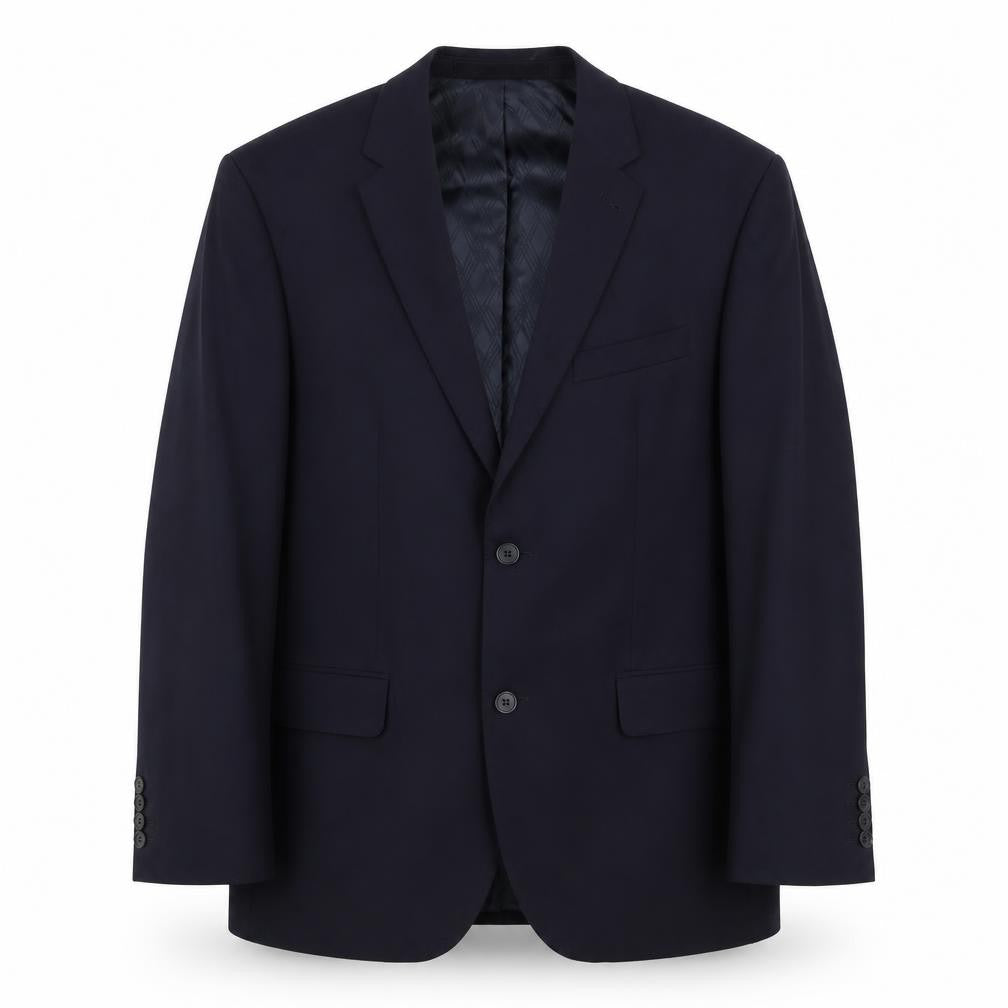 Front view of Jeff Banks Men's Blue Slim Fit Blazer, 40 Short