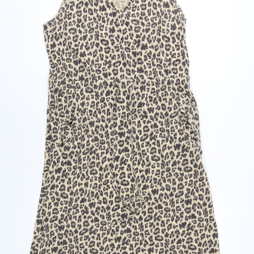 Hush Women's Animal Print Sleeveless Knee-Length Tank Dress