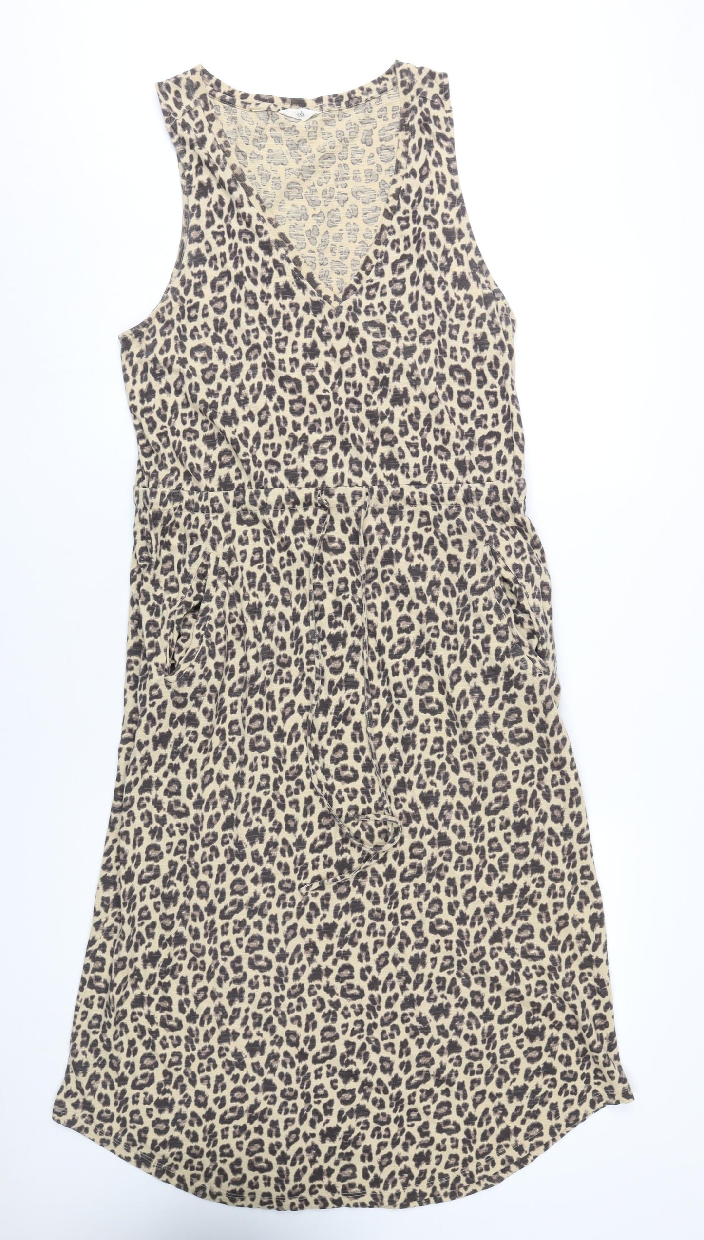 Hush Women's Animal Print Sleeveless Knee-Length Tank Dress