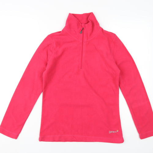 Gelert Women's Red Henley Sweatshirt, Size 8, Lightweight