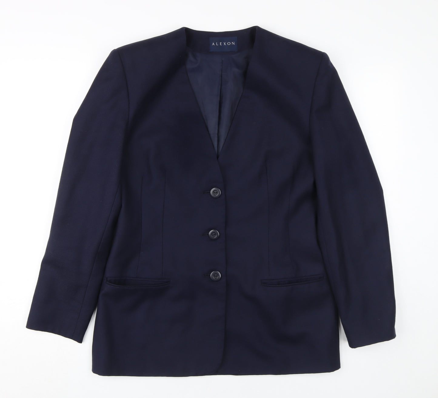 Alexon Women's Blue Wool Blazer Size 10