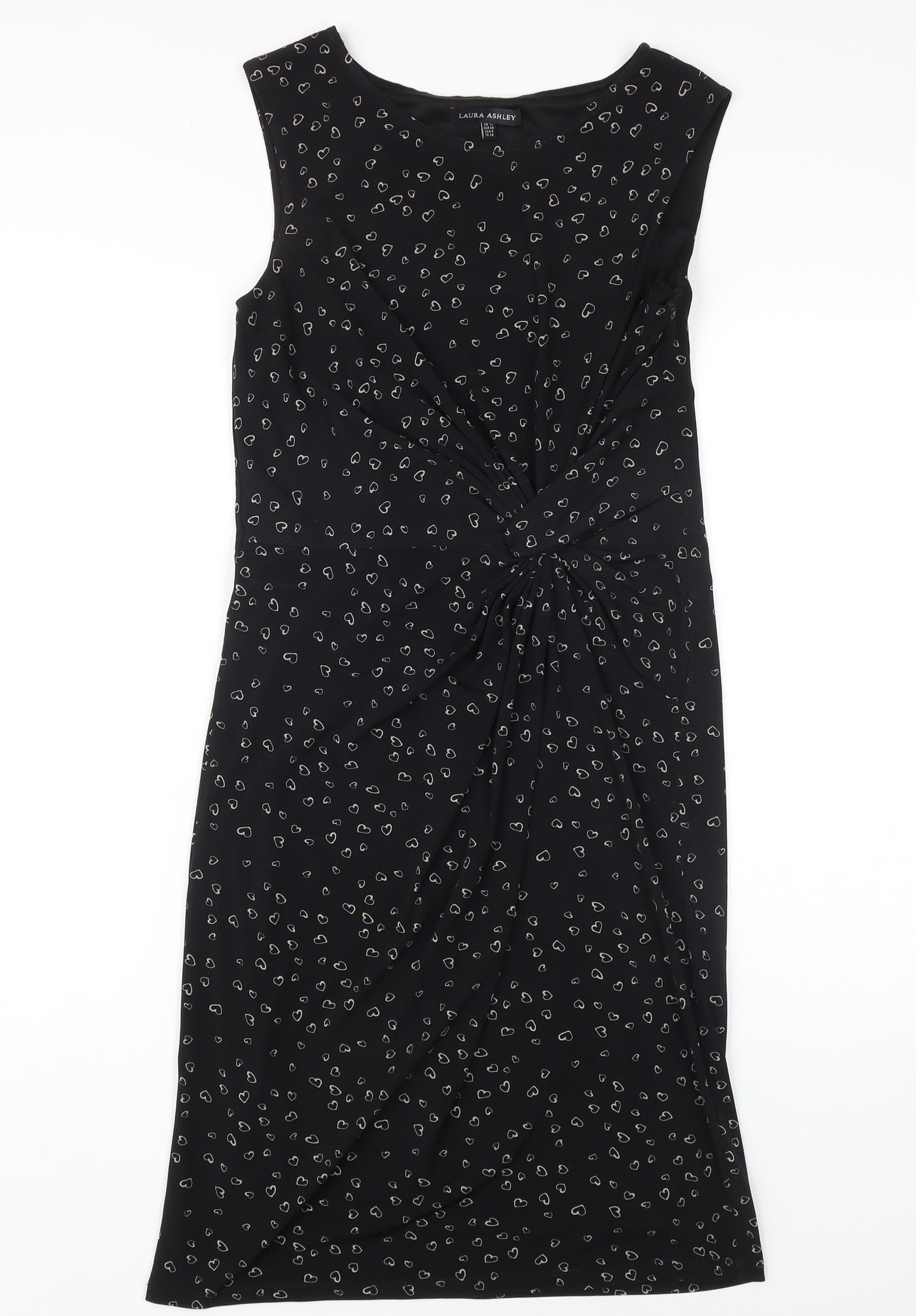Laura Ashley Women's Black Sheath Dress Size 10