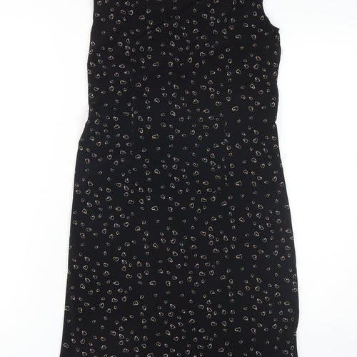 Laura Ashley Women's Black Sheath Dress Size 10