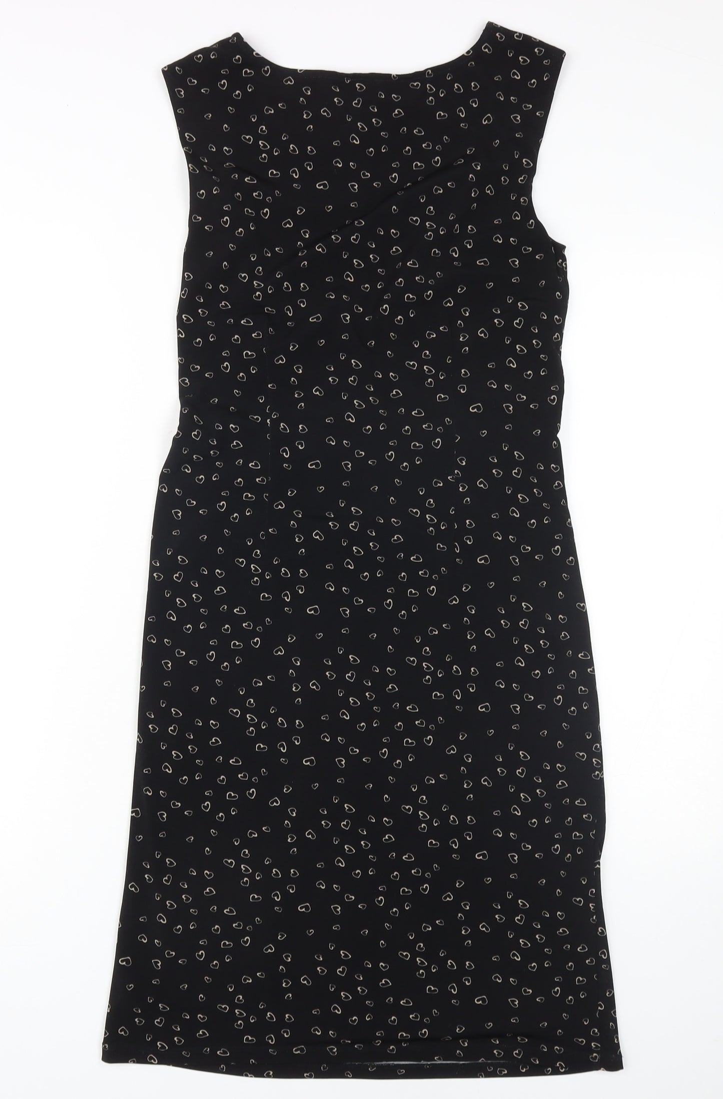 Laura Ashley Women's Black Sheath Dress Size 10