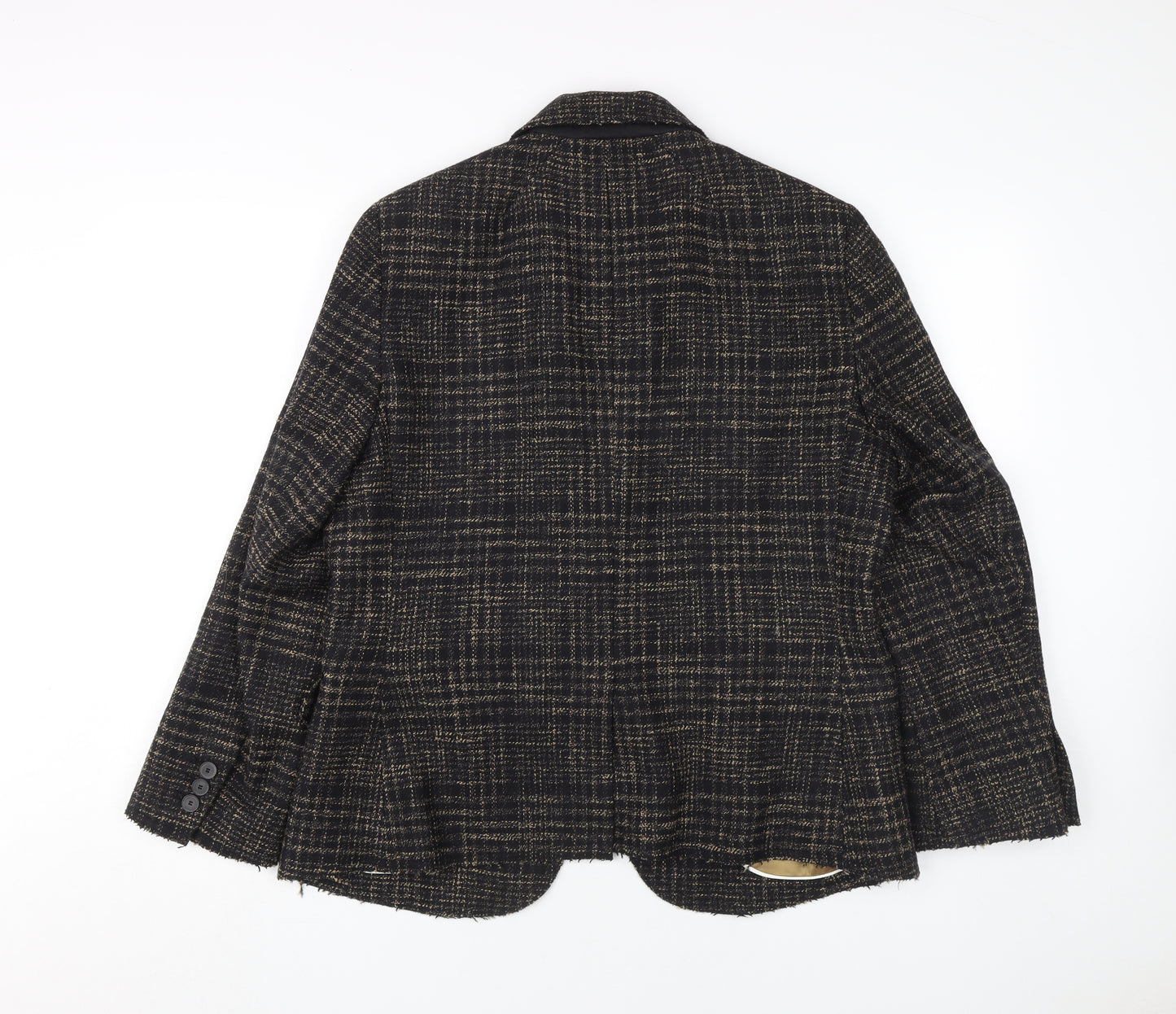 Jigsaw Women's Brown Wool Blazer, Size 16, Lined