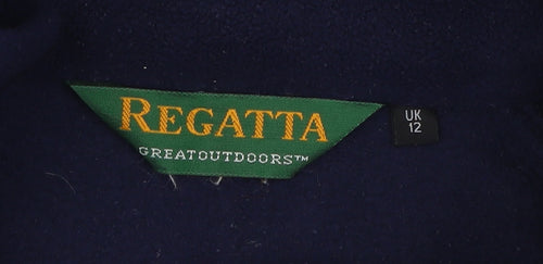 Regatta Women's Blue Fleece Jacket Size 12