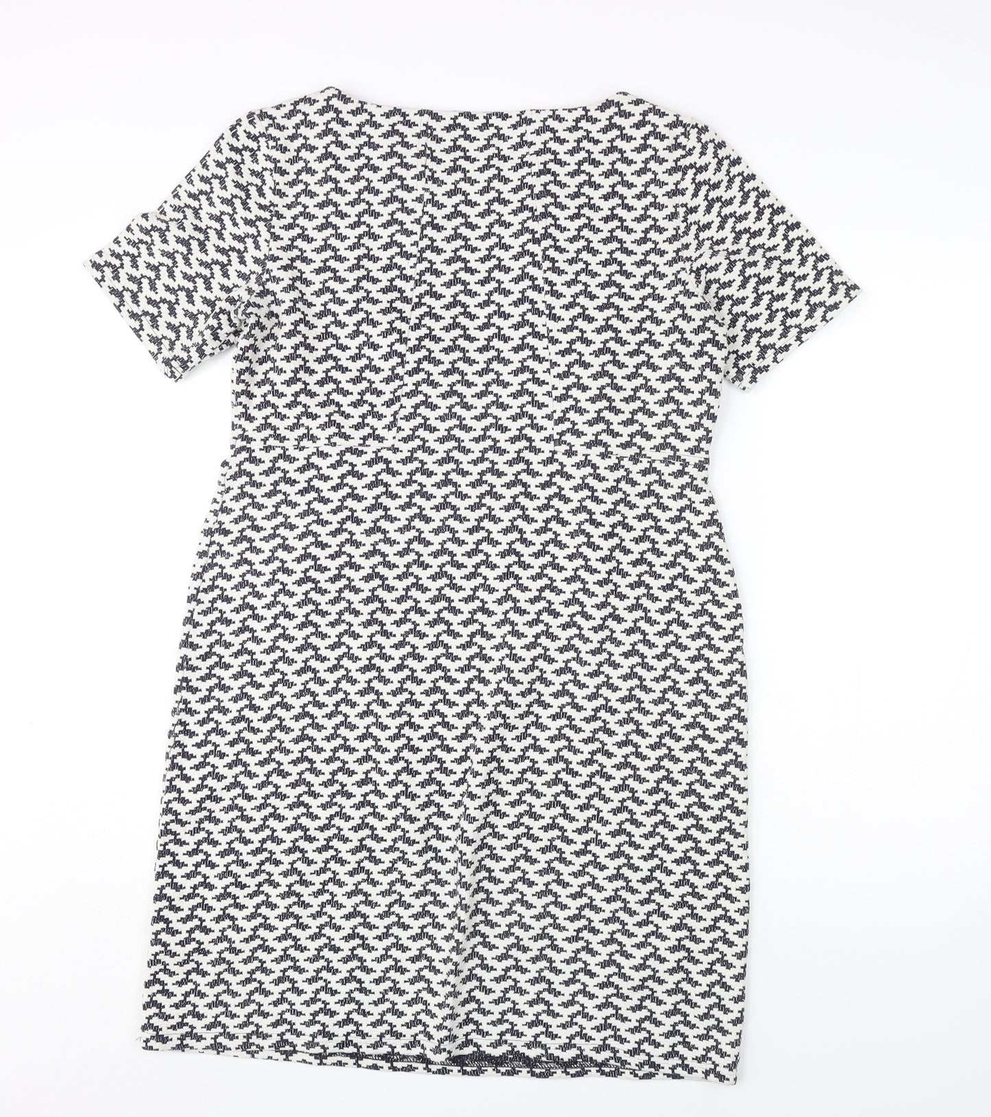White Stuff Women's Geometric Shift Dress, Size 12