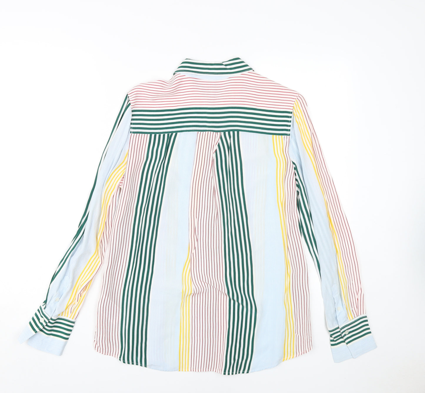 Tommy Hilfiger Women's Multicoloured Striped Button-Up, Size 6