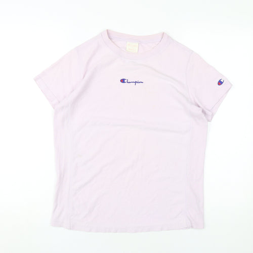 Champion Women's Pink T-Shirt, Size S, Casual Style