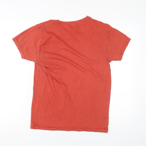 Jack & Jones Men's Red Graphic Medium T-Shirt