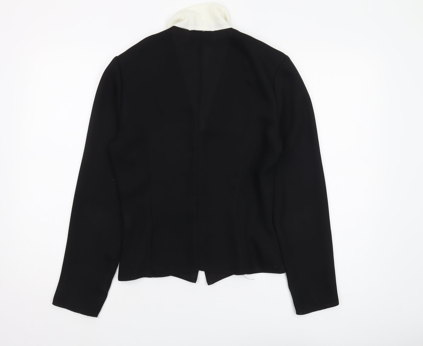 Wallis Women's Black Collared Blouse Size 10