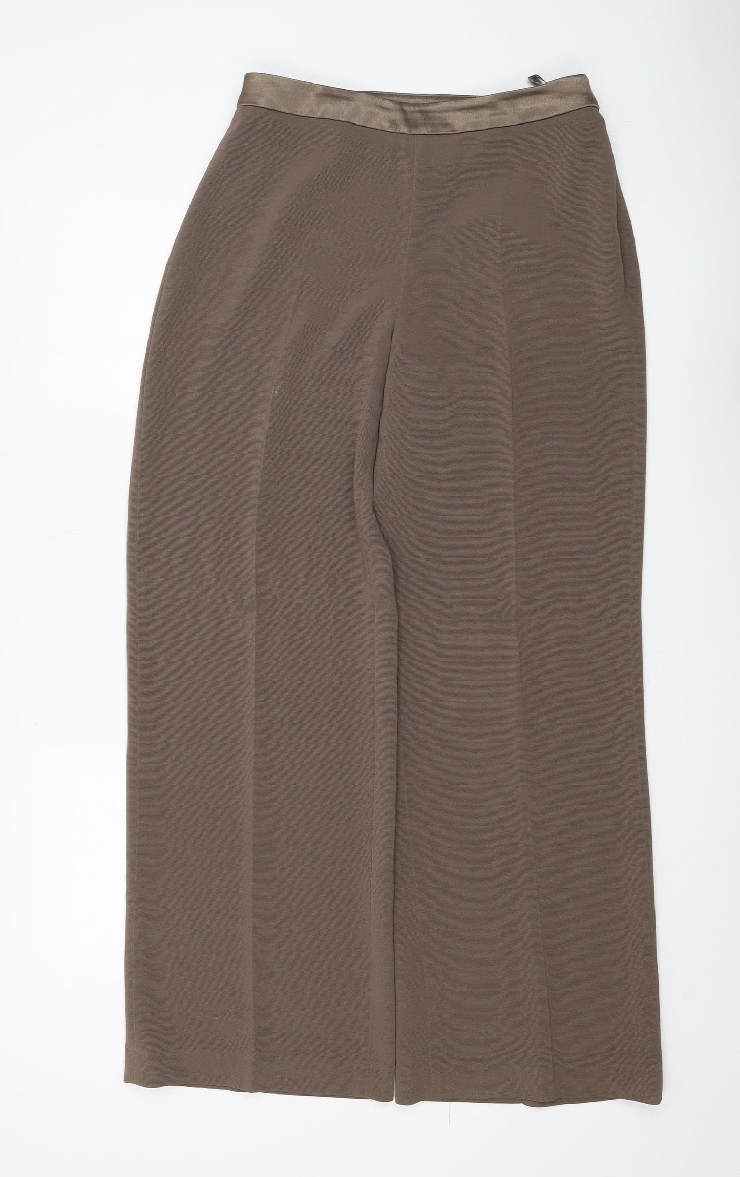 Alex & Co. Women's Brown Wide-Leg Trousers Size 10