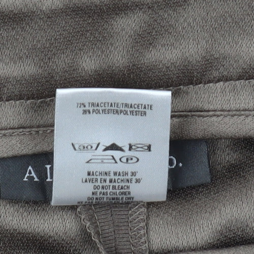 Alex & Co. Women's Brown Wide-Leg Trousers Size 10