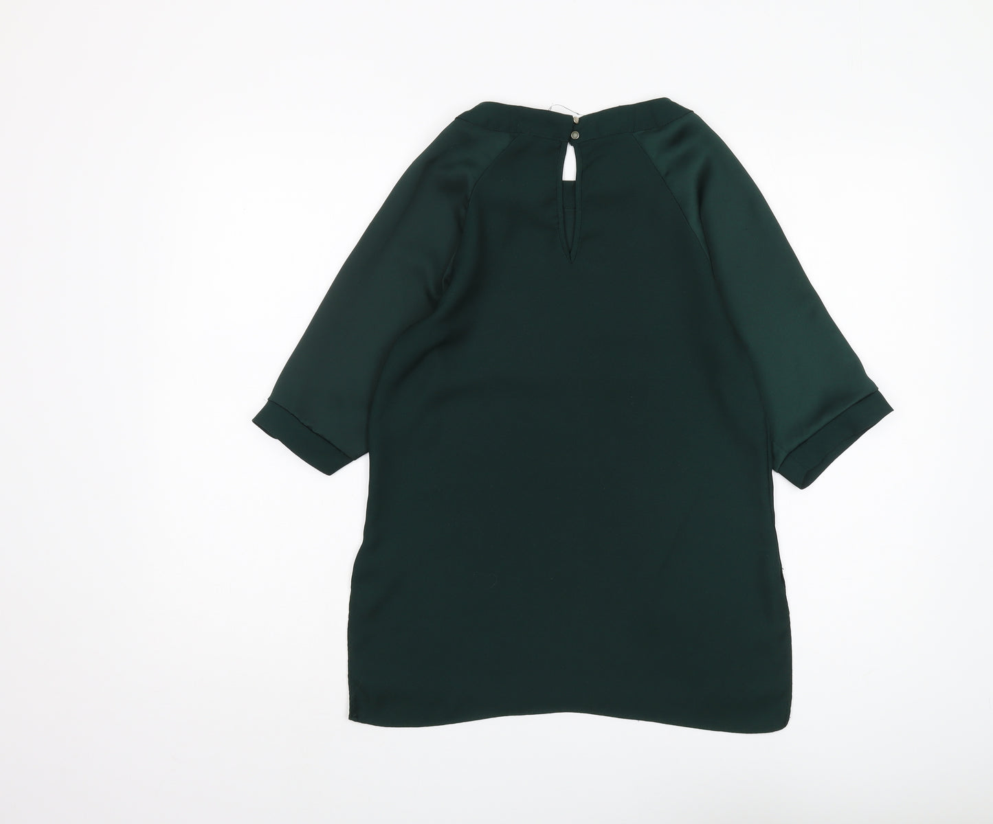 River Island Women's Green Blouse Size 6 Basic Style