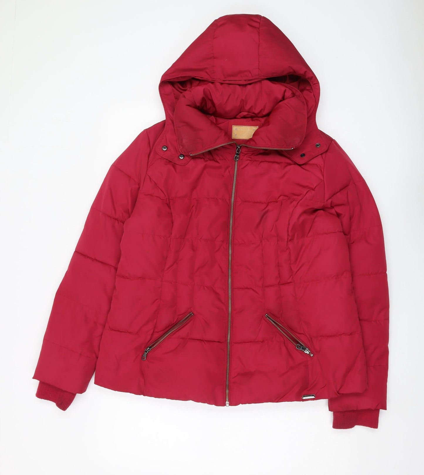 Marks and Spencer Women's Red Puffer Jacket, L