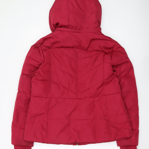 Marks and Spencer Women's Red Puffer Jacket, L