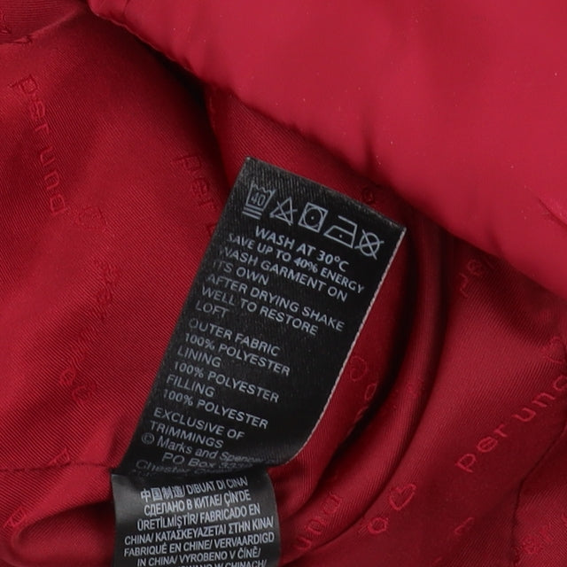 Marks and Spencer Women's Red Puffer Jacket, L