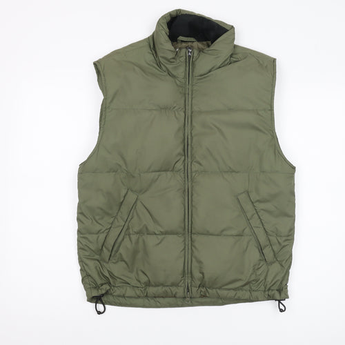 Lands' End Women's Green Waistcoat Size S