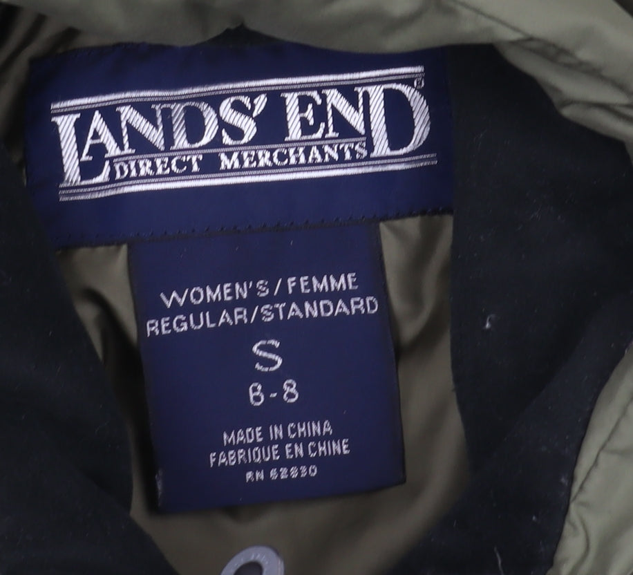 Lands' End Women's Green Waistcoat Size S