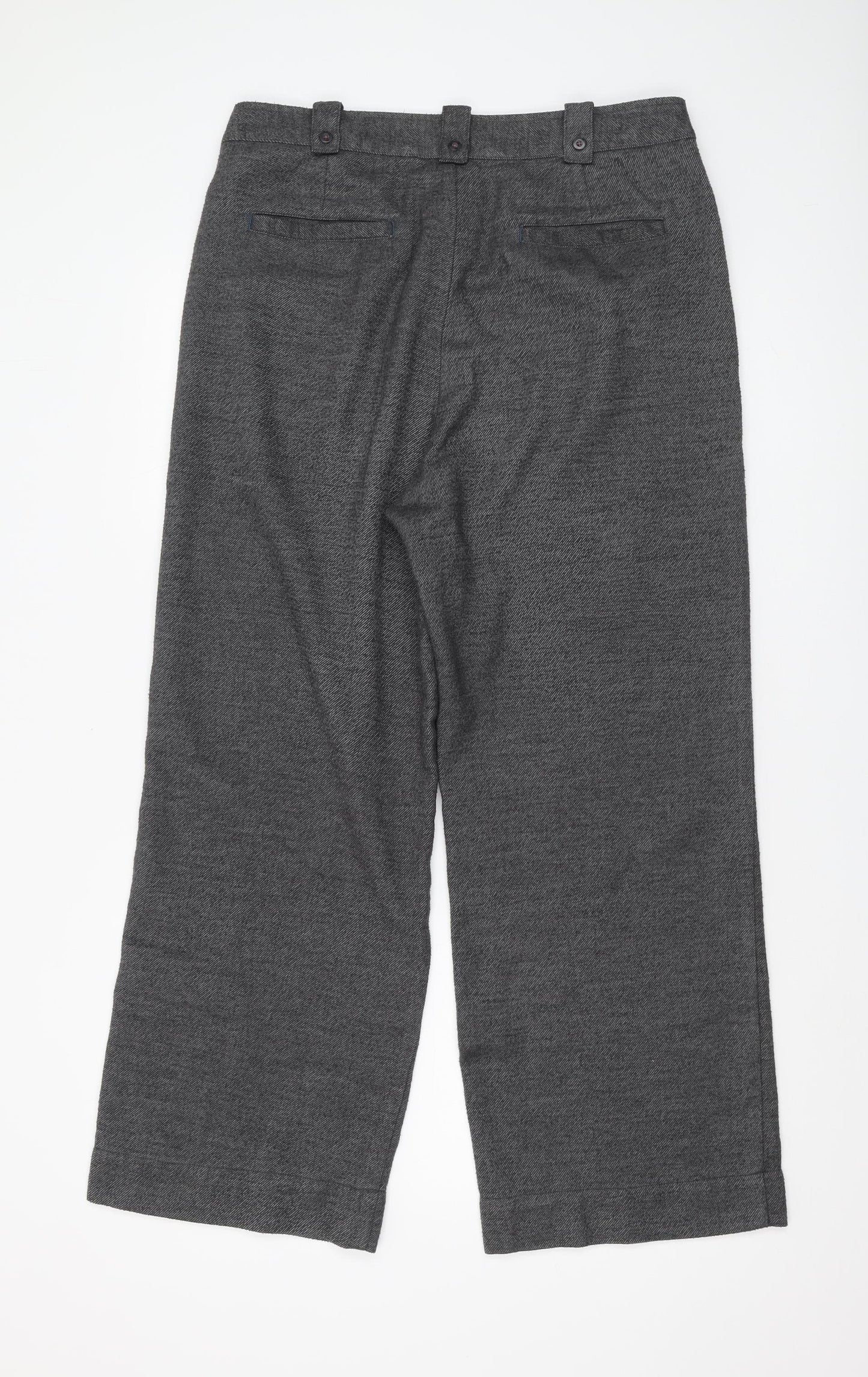 White Stuff Women's Grey Chino Trousers Size 14