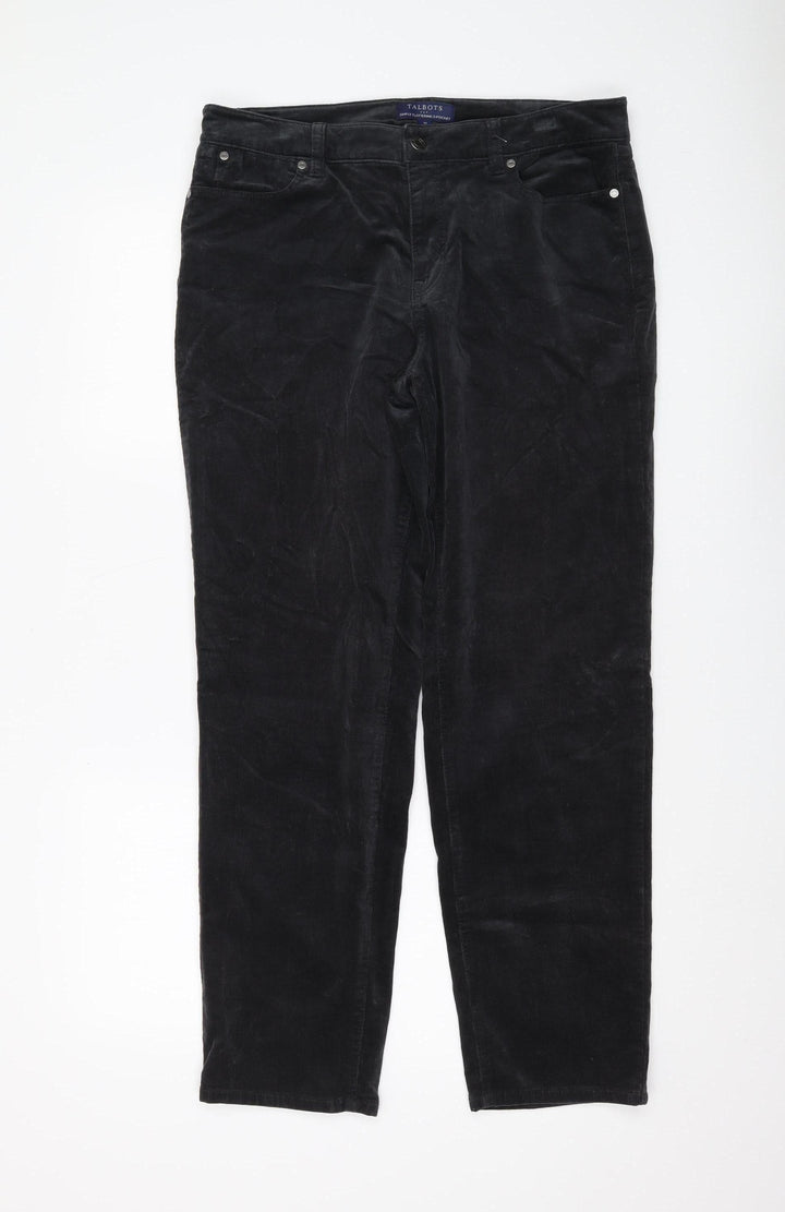 Talbots Women’s Black Corduroy Trousers Size 10