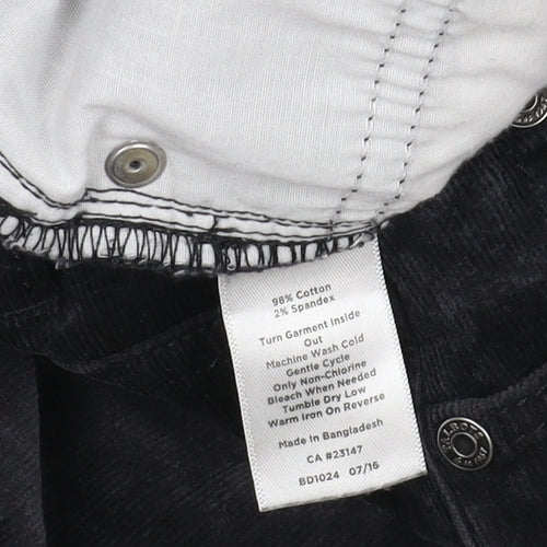 Talbots Women’s Black Corduroy Trousers Size 10
