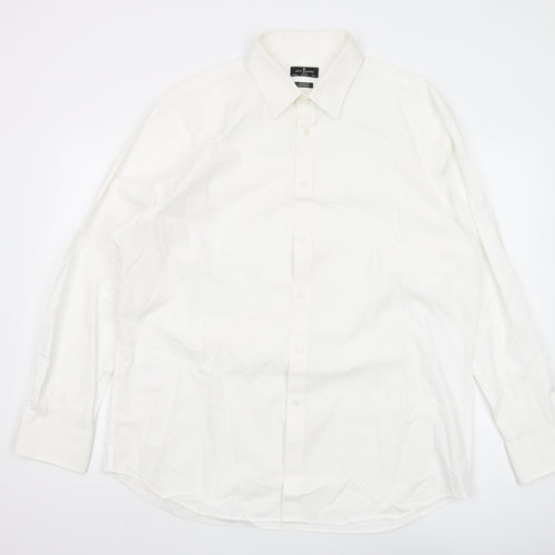 Jeff Banks Men's White Classic Fit Shirt 17.5