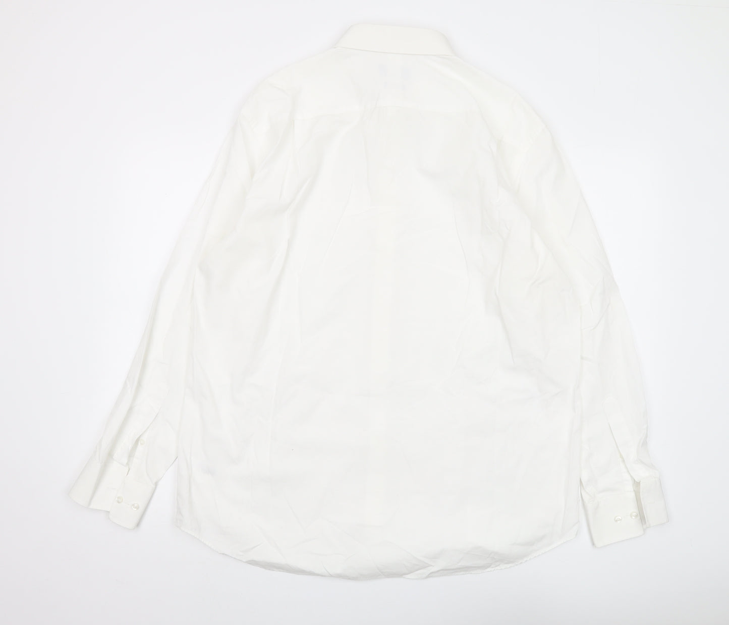 Jeff Banks Men's White Classic Fit Shirt 17.5