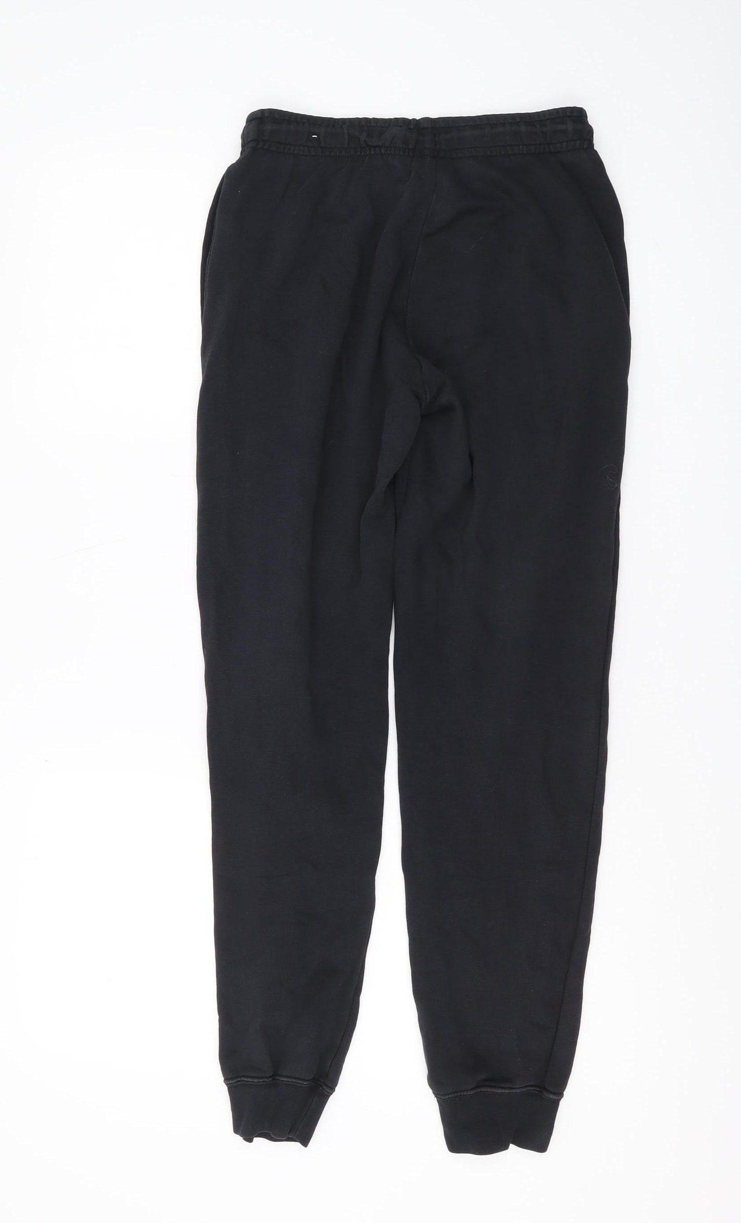 Nike Men's Black XS Jogger Trousers, Fleece, Logo Accent
