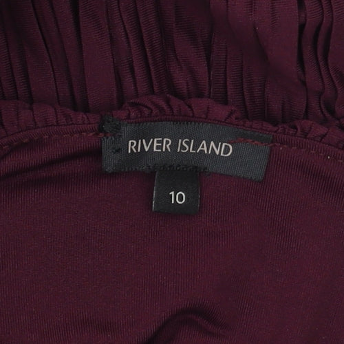 River Island Women's Purple Jumpsuit Size 10