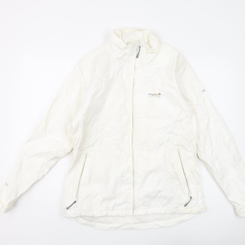 Regatta Women's White Rain Coat Jacket Size 14 Waterproof
