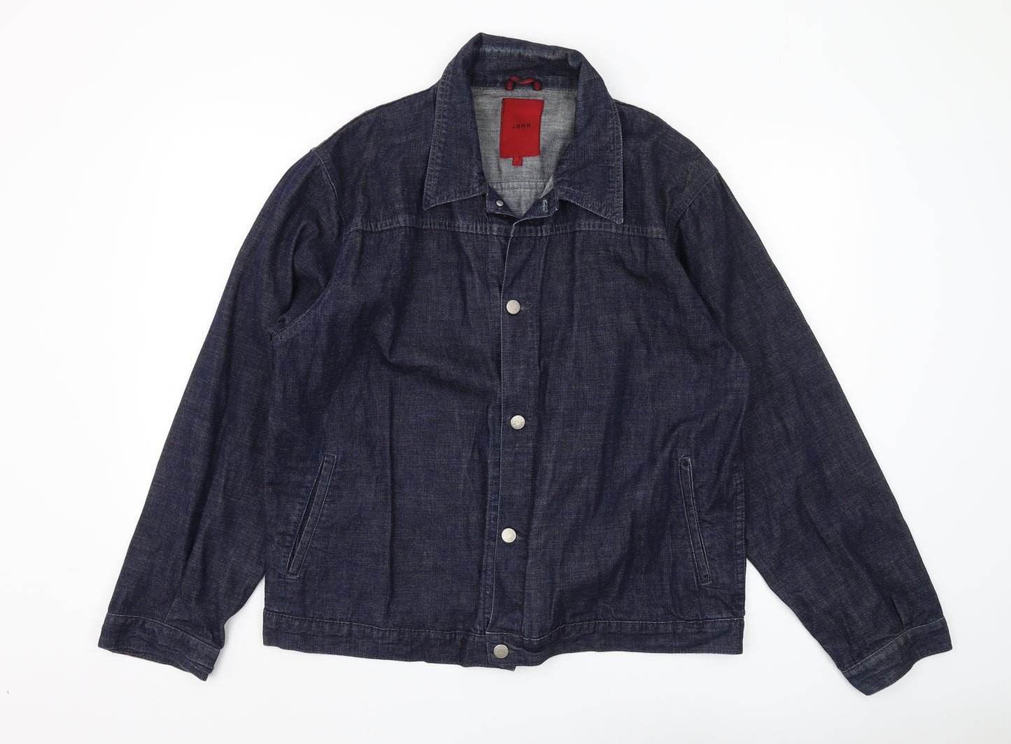 John Women's Blue Denim Basic Jacket XL Casual Wear