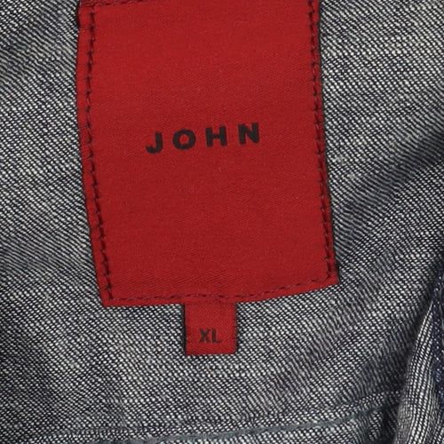 John Women's Blue Denim Basic Jacket XL Casual Wear