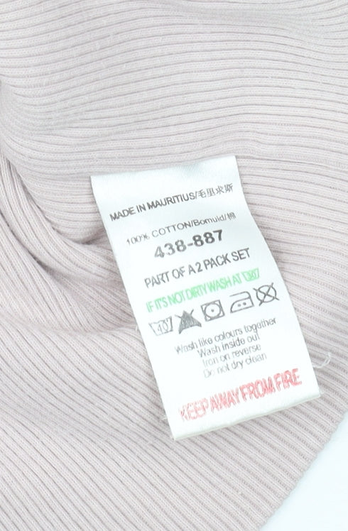 Neat Women's Pink Wrap Blouse, Short Sleeve, V-Neck, Size 10