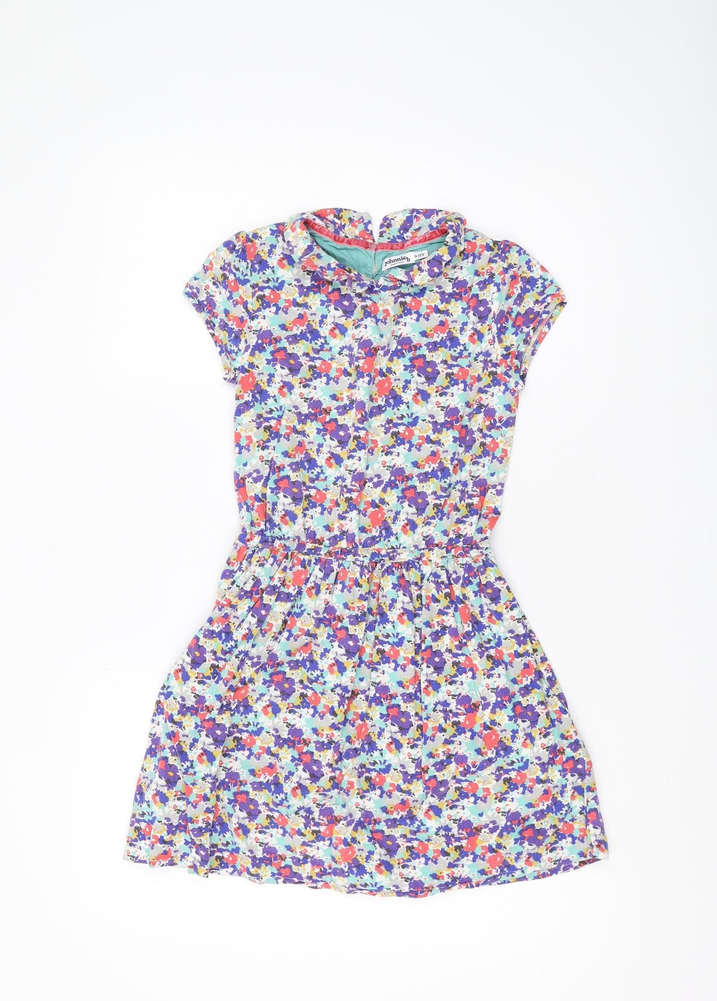 Johnnie b Girls Multicoloured Floral A-Line Dress 9-10 Years