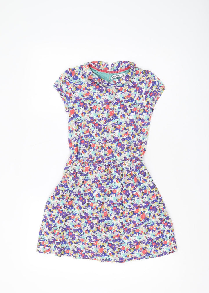 Johnnie b Girls Multicoloured Floral A-Line Dress 9-10 Years