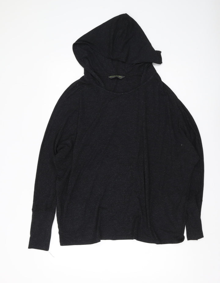 Blooming Marvellous Women's Black Pullover Hoodie, L, Casual