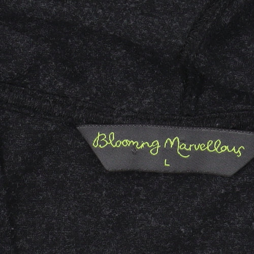 Blooming Marvellous Women's Black Pullover Hoodie, L, Casual
