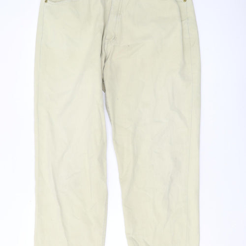 Casual Club Men's Beige Straight Jeans Size 36