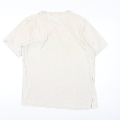 Marvel Men's Beige Graphic Spider-Man T-Shirt Size L
