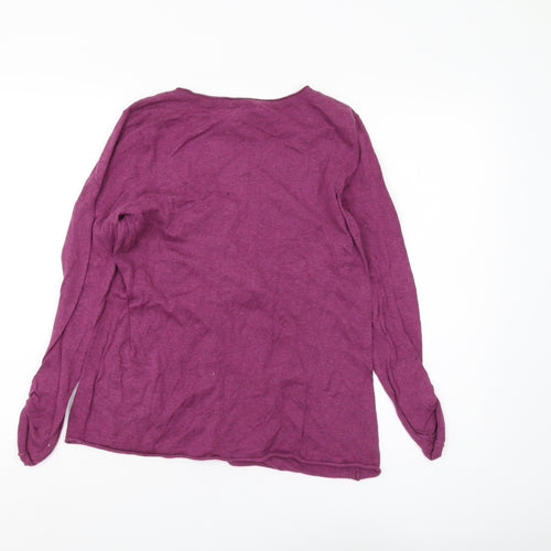 Bertie Rust Women's Purple Cardigan Size 12 Casual
