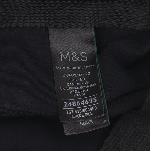 Marks and Spencer Black Jegging Women's Size 22