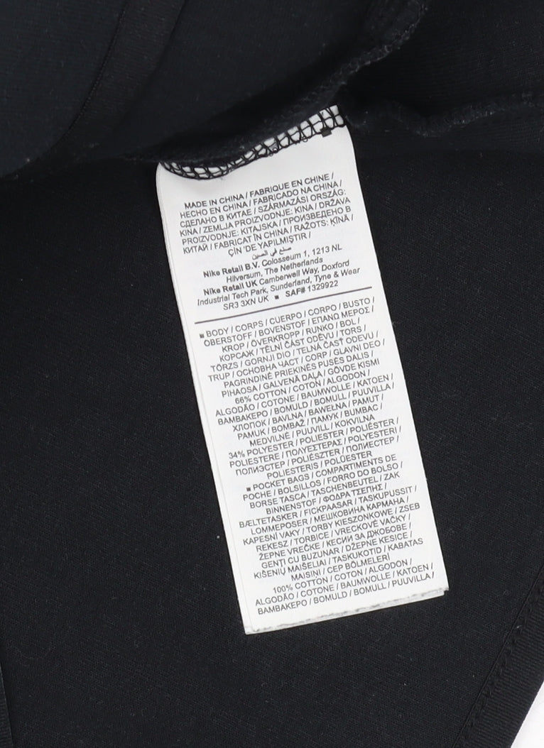Nike Men's Black Full Zip Hoodie Size S