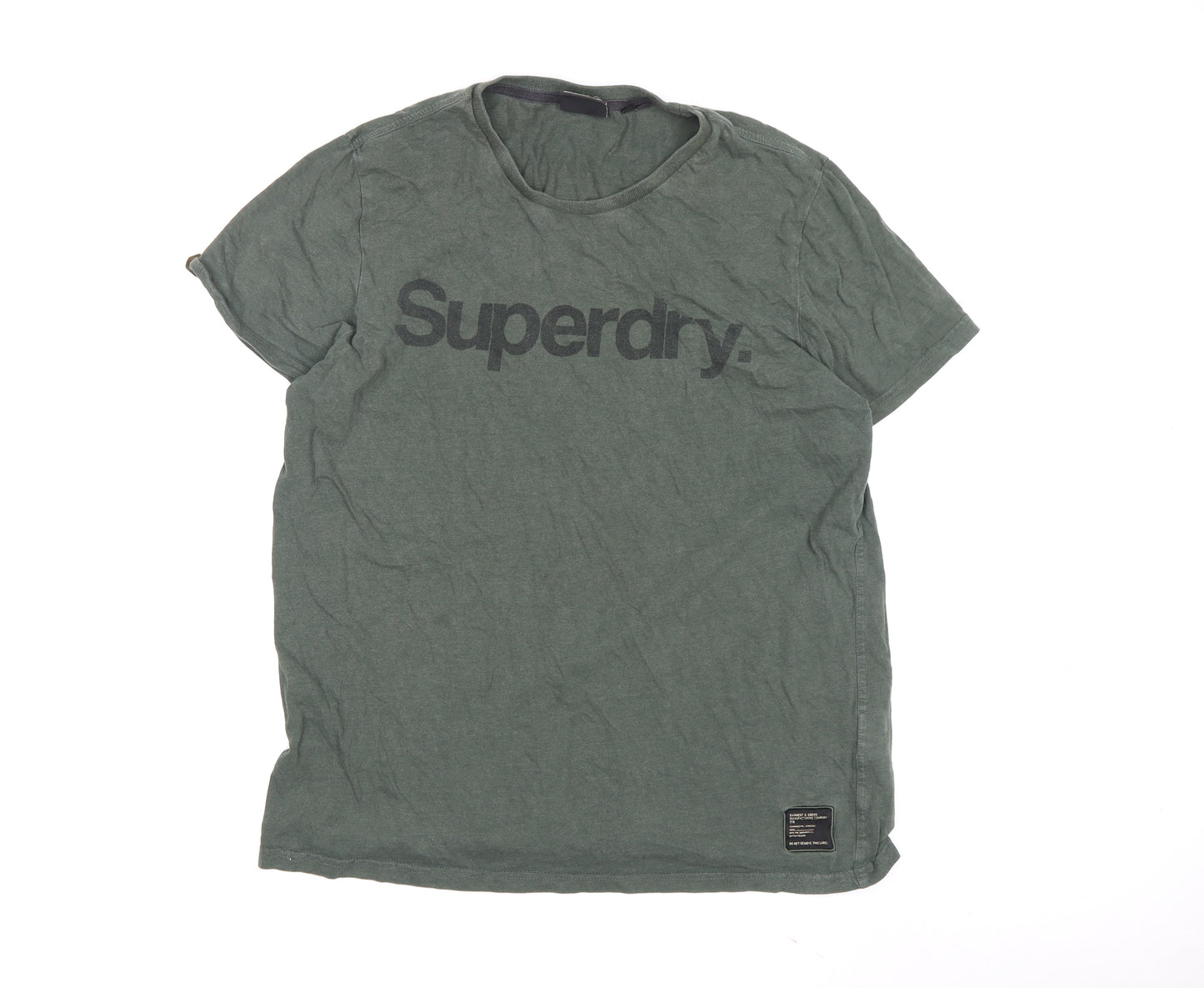 Superdry Men's Green 2XL Short Sleeve T-Shirt