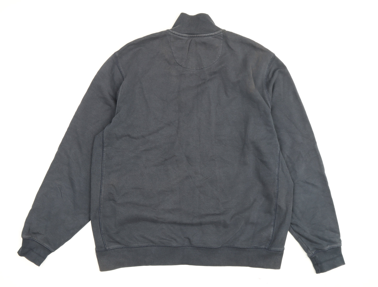 Original Penguin Men's Black XL Lightweight Half Zip Sweatshirt