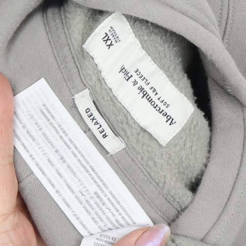 Abercrombie & Fitch Men's Grey XL Pullover Hoodie