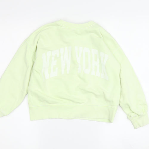 Zara Boys Green Pullover Sweatshirt Size 6-7 Years