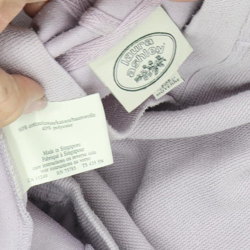 Laura Ashley Women's Purple Pullover Hoodie M