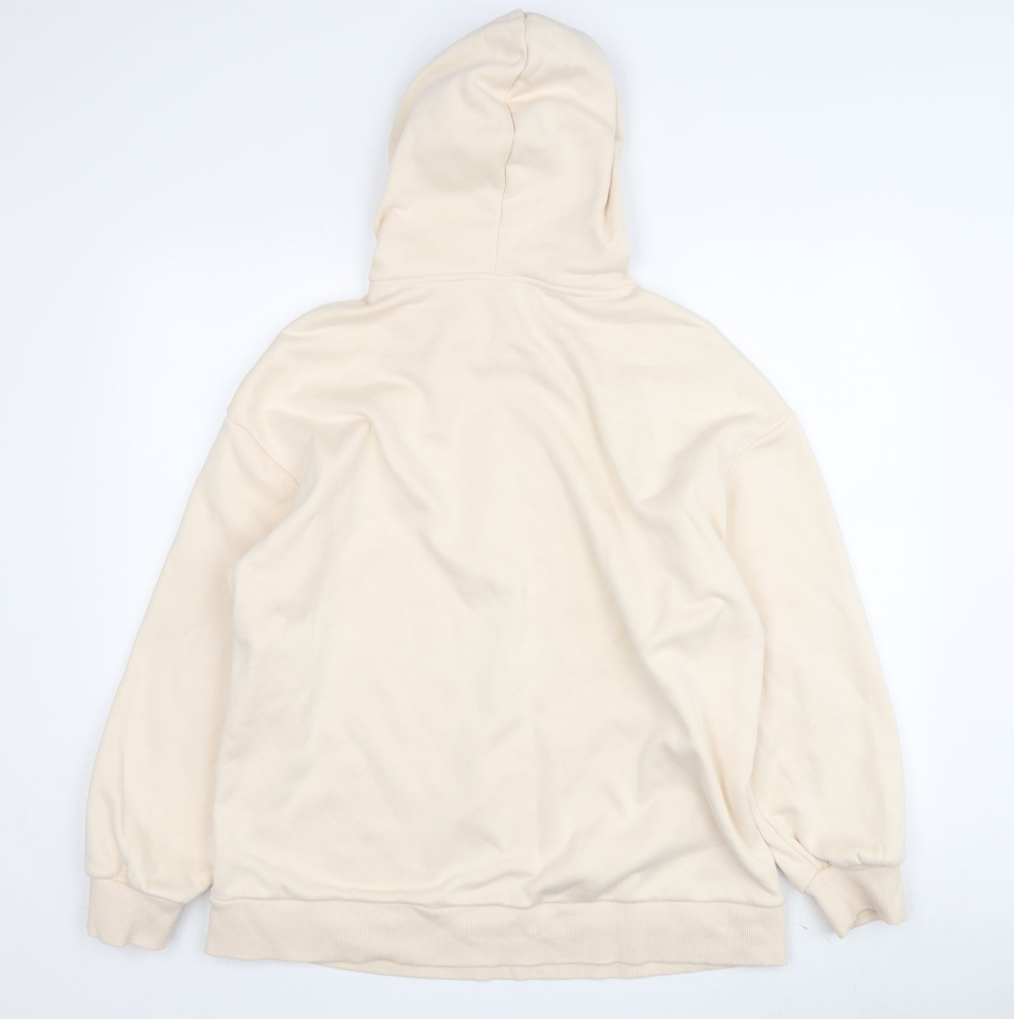 Vision Women's Beige Pullover Hoodie, L, Casual, Relaxed Fit