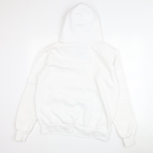 Avomarks Unisex White Pullover Hoodie L